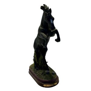 Premier Collection Black Stallion Figurine. Pre owned